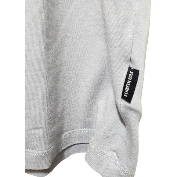 Kenneth Cole Men's Light Gray Short Sleeve T-Shirt Medium - Picture 3 of 8
